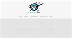 Desktop Screenshot of karaokeriot.com