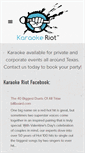 Mobile Screenshot of karaokeriot.com